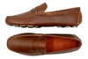 Monte Carlo Water Buffalo Penny Driving Loafers - Oak