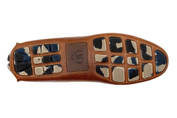 Monte Carlo Water Buffalo Penny Driving Loafers - Oak