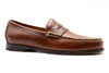 Old Row Oiled Saddle Leather Penny Loafers - Cigar