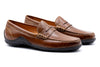 Bill Water Buffalo Penny Loafers - Burnt Cedar