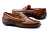 Bill Water Buffalo Penny Loafers - Burnt Cedar