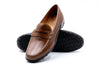 Bill Water Buffalo Penny Loafers - Burnt Cedar