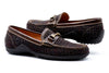 Bill Harris Tweed Horse Bit Loafers - Brown Plaid