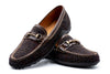 Bill Harris Tweed Horse Bit Loafers - Brown Plaid
