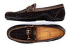 Bill Harris Tweed Horse Bit Loafers - Brown Plaid