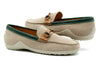 Bill Suede Horse Bit Loafers - Sand