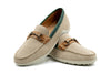 Bill Suede Horse Bit Loafers - Sand