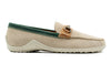 Bill Suede Horse Bit Loafers - Sand