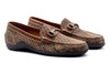 Bill Safari Bison Horse Bit Loafers - Burnt Pecan