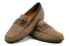 Bill Suede Penny Loafers - Khaki