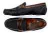 Bill Safari Bison Penny Loafers - Charcoal