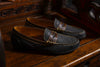 Bill Safari Bison Penny Loafers - Charcoal