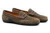Bill Suede Penny Loafers - Old Clay
