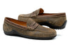 Bill Suede Penny Loafers - Old Clay