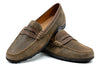 Bill Suede Penny Loafers - Old Clay