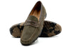 Bill Suede Leather Penny Loafers - Dark Olive