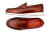 Countryaire Saddle Leather Penny Loafers - Whiskey