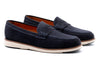 Countryaire Suede Penny Loafers - Marine