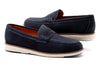 Countryaire Suede Penny Loafers - Marine