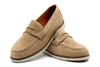 CountryAire Suede Penny Loafers - Khaki
