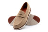 Countryaire Suede Penny Loafers - Khaki