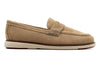 CountryAire Suede Penny Loafers - Khaki
