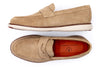 Countryaire Suede Penny Loafers - Khaki