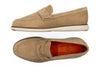 CountryAire Suede Penny Loafers - Khaki