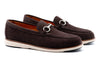 CountryAire Suede Horse Bit Loafers - Walnut