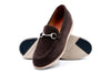 CountryAire Suede Horse Bit Loafers - Walnut