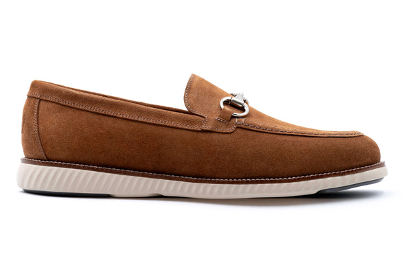 Countryaire Suede Horse Bit Loafers - French Roast