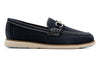CountryAire Suede Horse Bit Loafers -  Navy