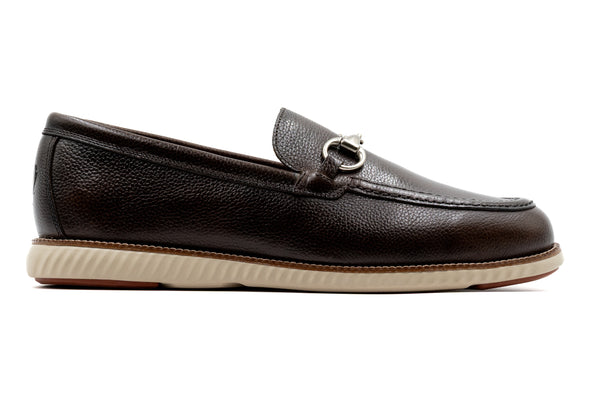 CountryAire Pebble Grain Leather Horse Bit - Walnut