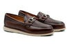 CountryAire Pebble Grain Leather Horse Bit - Oak