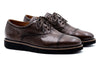 Charleston Pebble Grain Cap Toe - Walnut