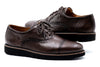 Charleston Pebble Grain Cap Toe - Walnut
