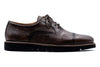 Charleston Pebble Grain Cap Toe - Walnut