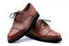 Charleston Pebble Grain Cap Toe - Oak