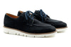 Charleston Nubuck Blucher - Navy