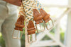 Como Braided Italian Linen and Elastic Belt - Blue Lagoon