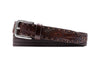 Artisan Braid Italian Cotton and Rayon Elastic Belt - Walnut