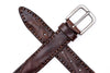 Artisan Braid Italian Cotton and Rayon Elastic Belt - Walnut