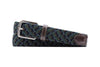 Newport Woven Italian Rayon Elastic Belt - Dusk Multi