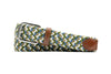 Newport Woven Italian Rayon Elastic Belt - Mojito Multi