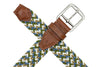 Newport Woven Italian Rayon Elastic Belt - Mojito Multi