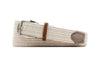 Sarasota Braided Italian Linen and Elastic Belt - Sand