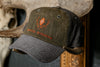 Waxed Country Cap - Charcoal