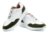 Madison Tumbled Glove Leather Trainer - Pine