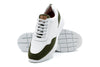 Madison Tumbled Glove Leather Trainer - Pine