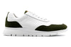 Madison Tumbled Glove Leather Trainer - Pine